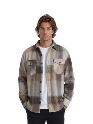 Chemise brun Surchemise brune